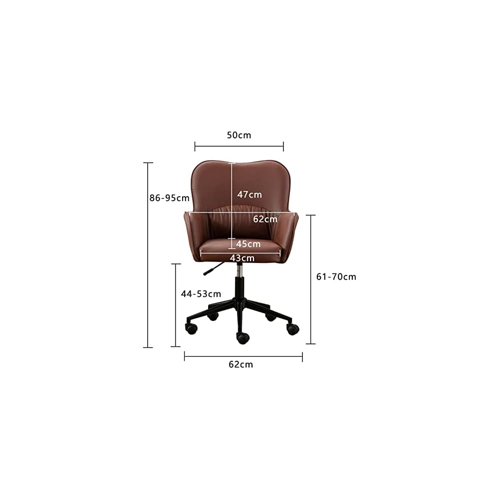 Swivel Home Office Chairs - Height Adjustable Computer Chair Mid Back Support Workstation Furniture for Home & Office