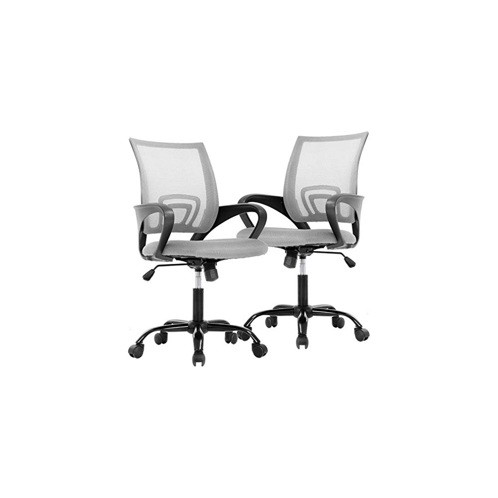 BestOffice | Ergonomic Office Chair | Pink | Pack of 2 | Mesh Desk Chair