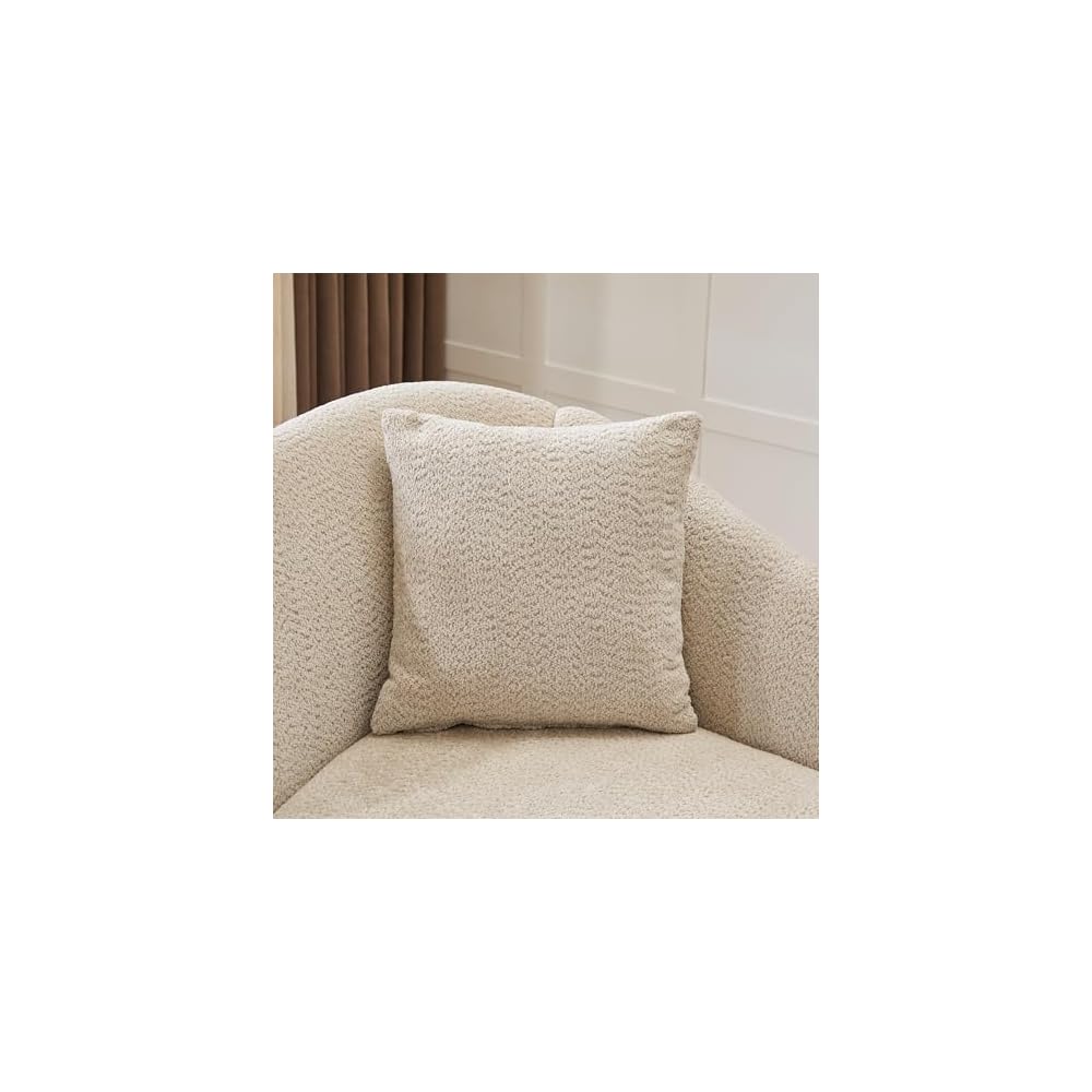 Christopher Knight Home Harlow Velvet Upholstered Chaise Lounge Chair Indoor, Wooden Chaise Lounge Sofa with Accent Pillow, Living Room Lounge Chair with Left Armrest, Beige