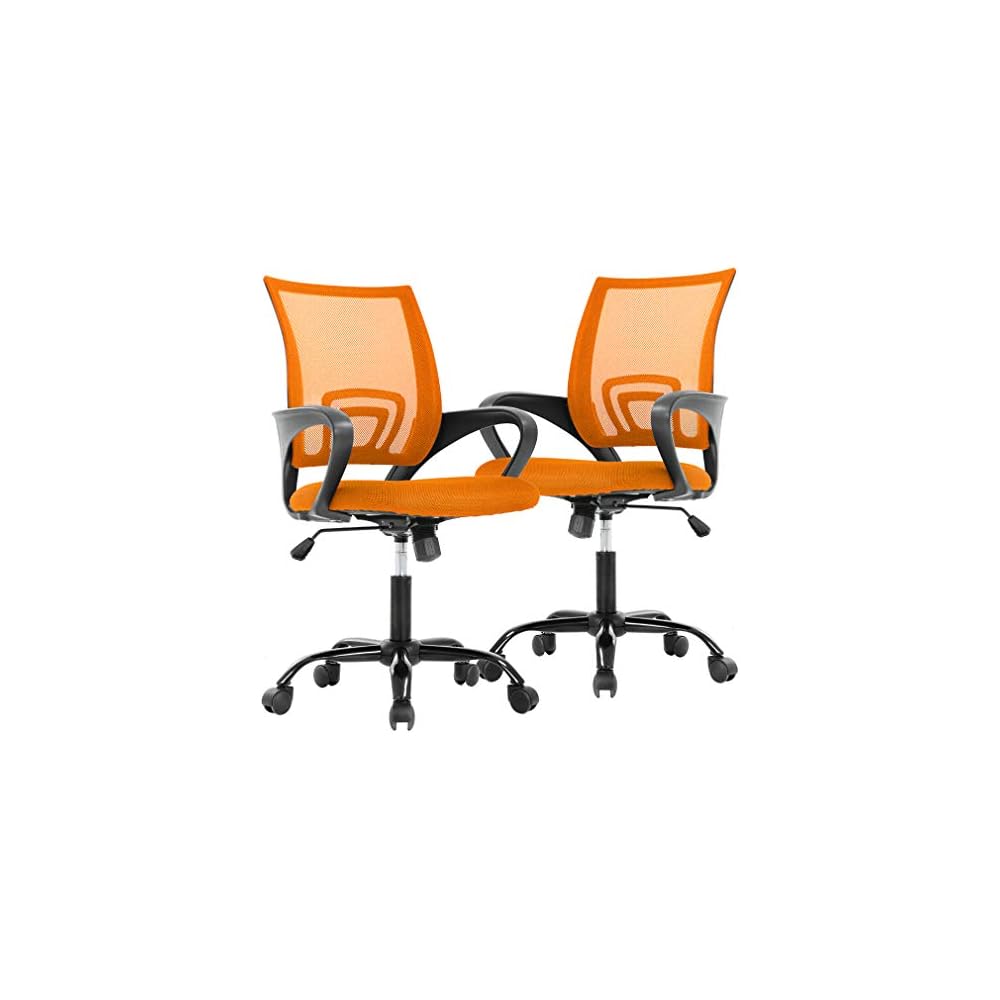 BestOffice | Ergonomic Office Chair | Pink | Pack of 2 | Mesh Desk Chair